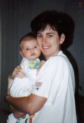 MommyAndOliveyStanding